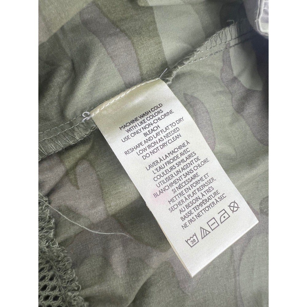 Daily Practice Trek Utility Mini Dress Camo Anthropologie Cotton XS - Picture 10 of 10